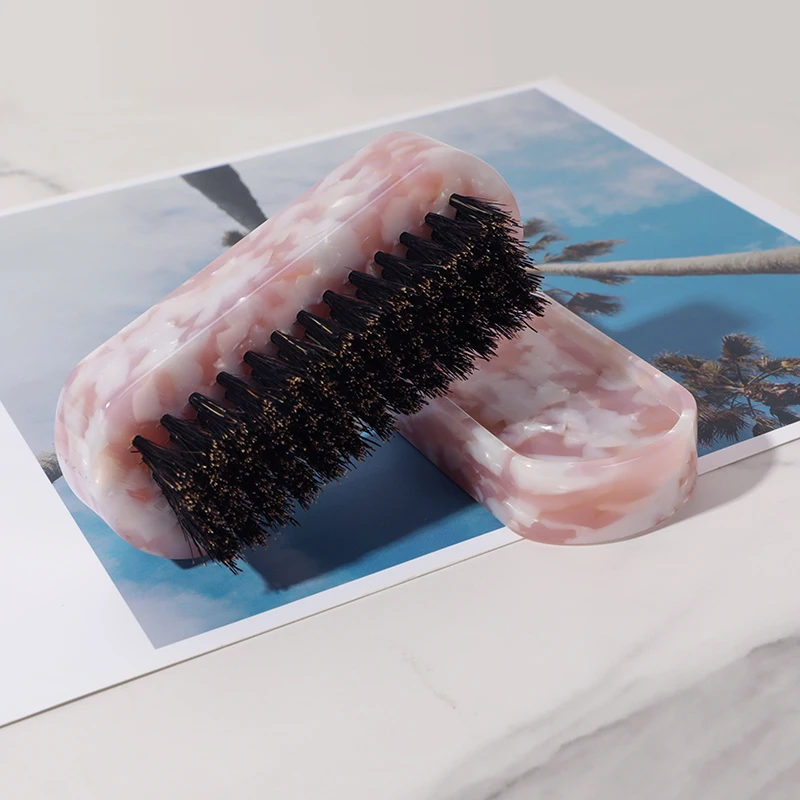 Wholesale Natural Nail Cleaning Brush Art Care Cleaning Tools Plastic Handle Hand Scrubbing Nail Dust Brushes