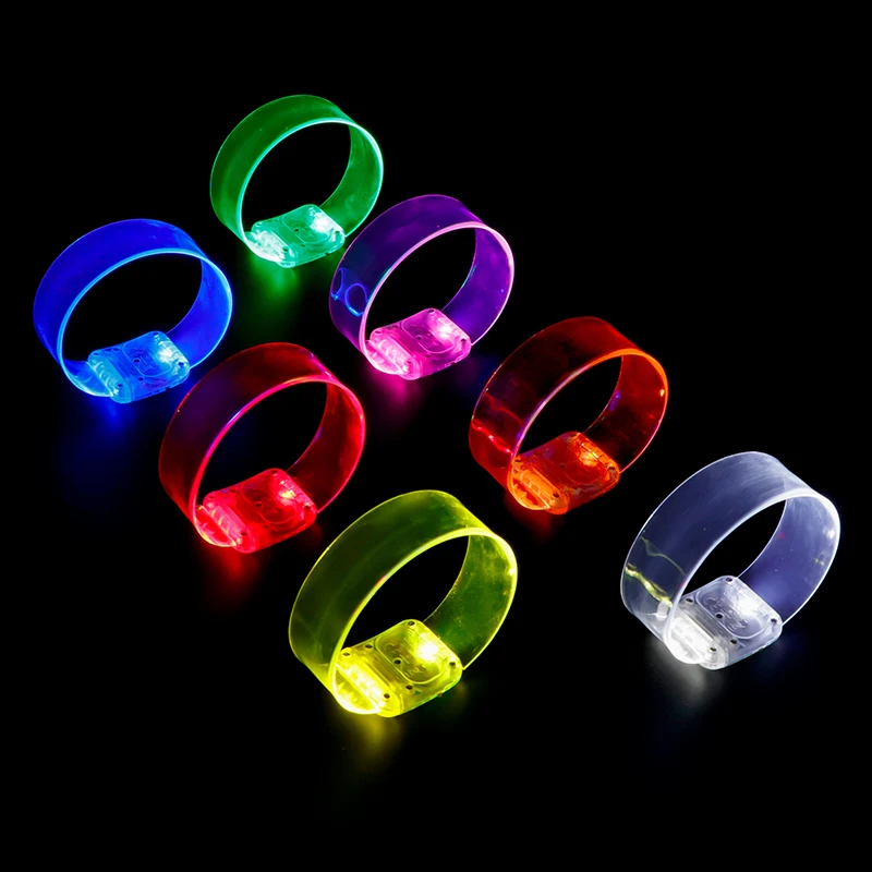 Glow Wristband Pulser Led Sound Activated Led Bracelet for Event Concert Music