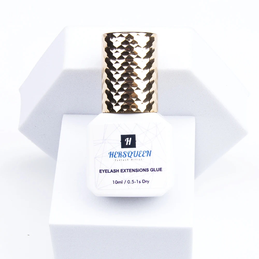HERSQUEEN lash glue wholesale super low fume Japan Nano eyelash glue no irritation lash extensions glue private label oem vendor