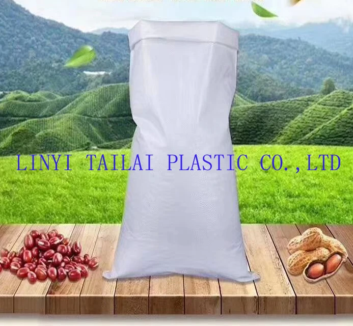 China 25kg 50kg pp woven bag packing for grain, rice and flour
