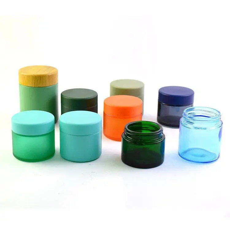 Custom Printed 3.5g 3oz Child Resistant Glass Jar