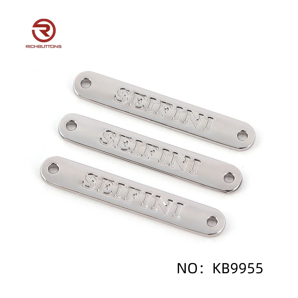 Factory Gold Engraved Brand Luggage Metal Name Plate Dog Collar Logo Tags Custom Metal Labels