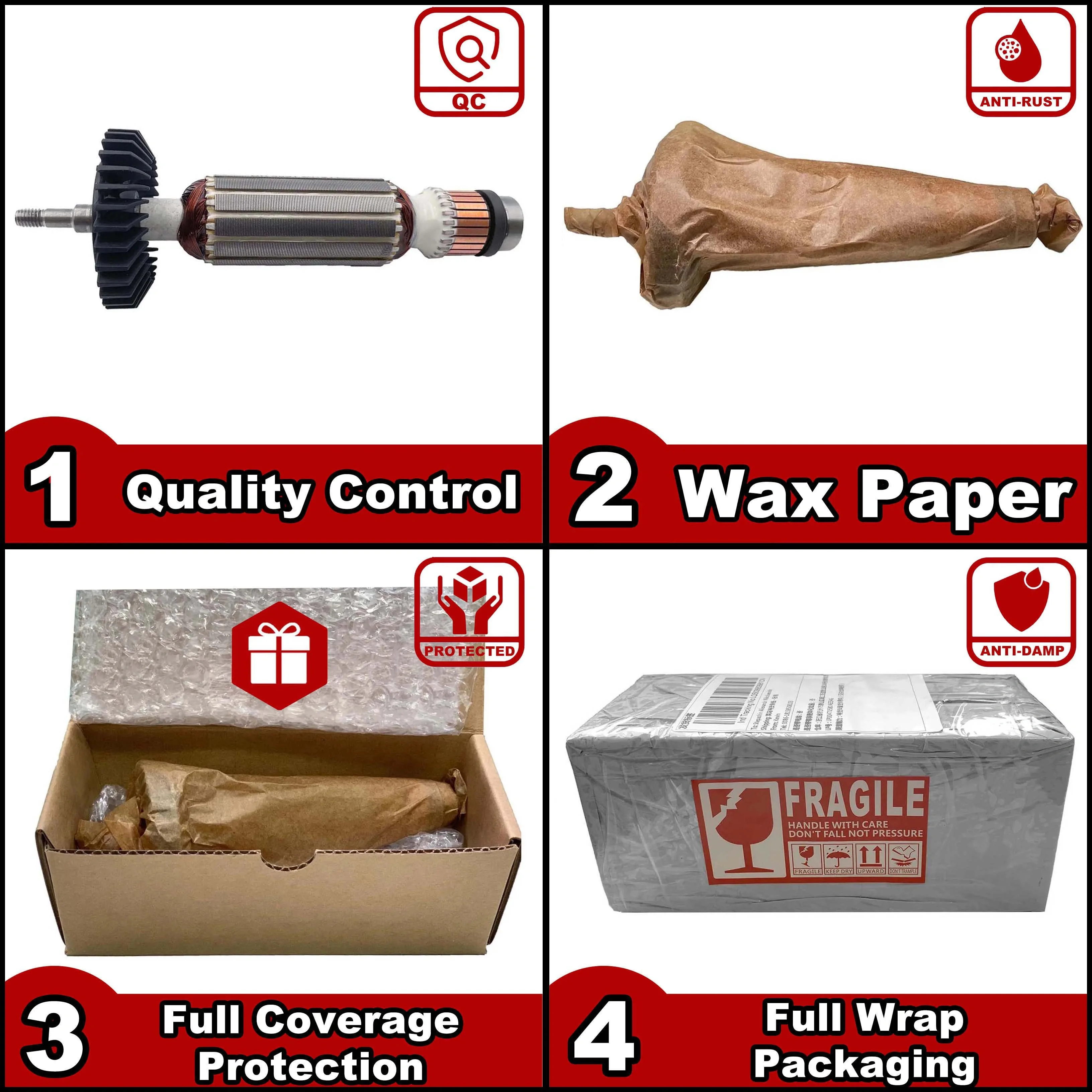 AC220V-240V Armature Rotor Replacement for Polishing Machine PV7000C PV 7000C