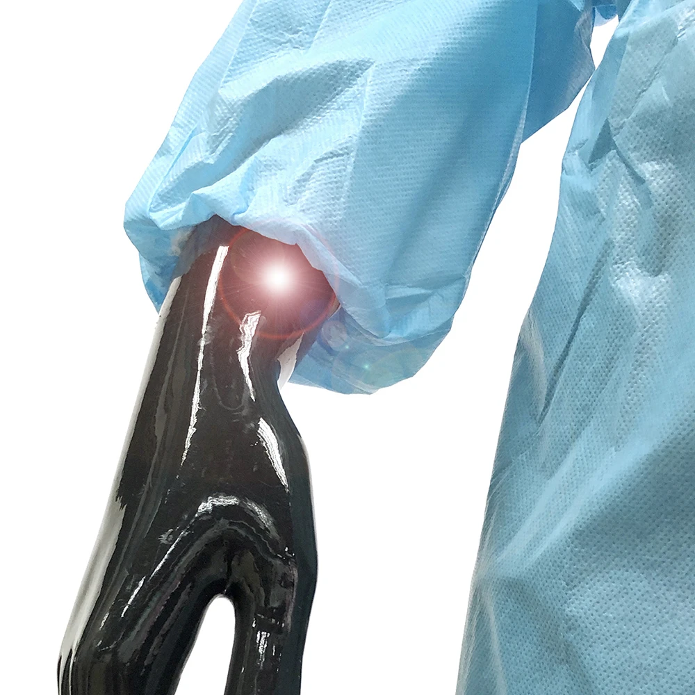 Лидер продаж, медицинские принадлежности, Sms одноразовая одежда, желтая стандартная одежда Aami 1 уровня для взрослых