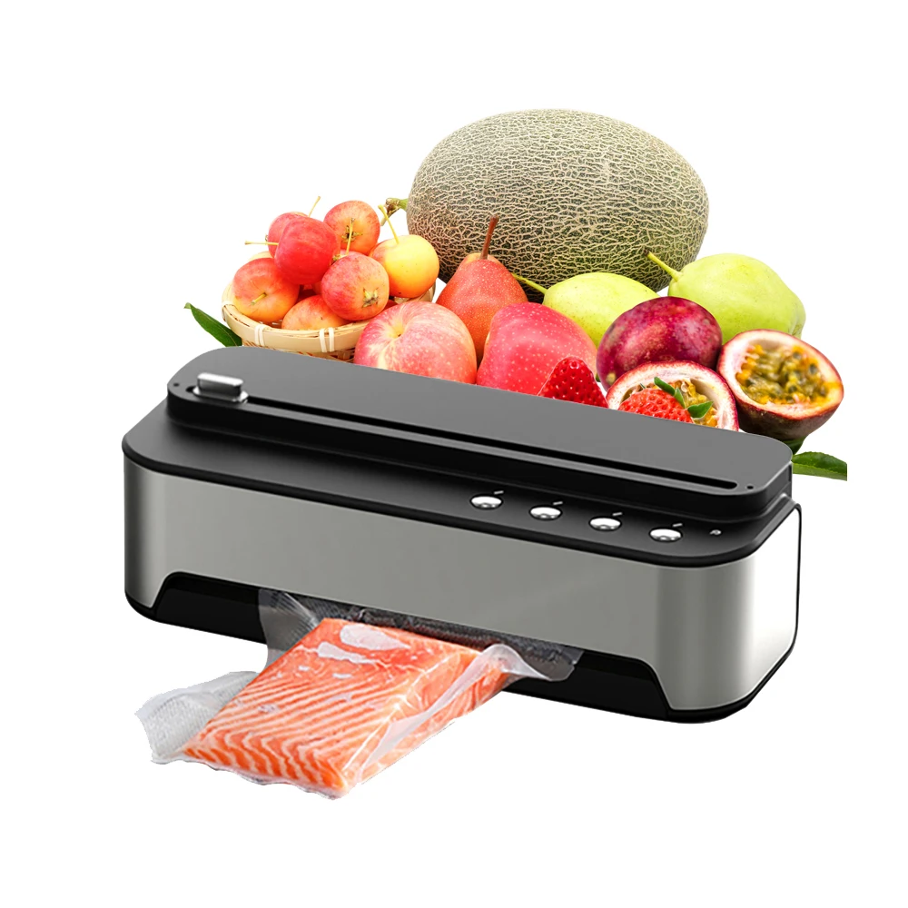 Electronic Kitchen Vacuum Sealer Meat Sealers Heat Seal with Cutter Vacuum Sealer Machine Duck