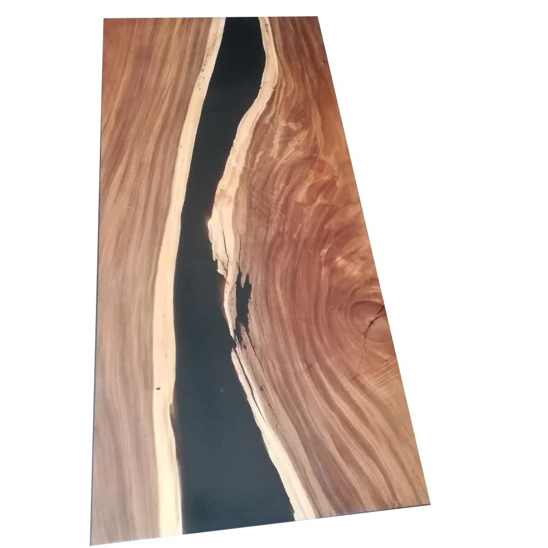 Rain Tree Wood Resin River Beach Table Top slab 77x35x1.5inch