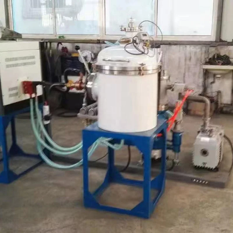 Zh 25Kg Electric Arc Induction Melting Furnace For Metal Iron Induction Melting Industrial Furnaces
