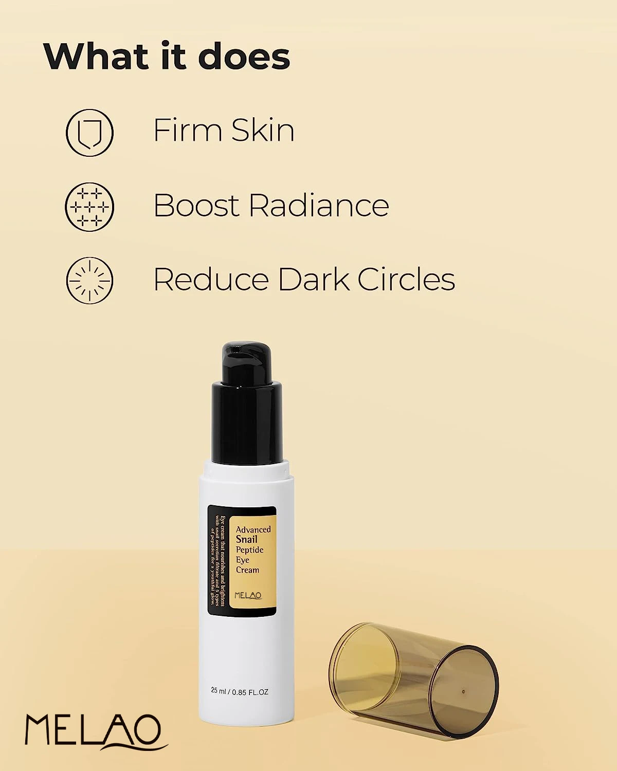 Private Label Dark Circles Remove Peptide Eye Cream Rapid Anti Wrinkle Anti Aging Eye Cream Snail Peptide Eye Bags Removal Cream
