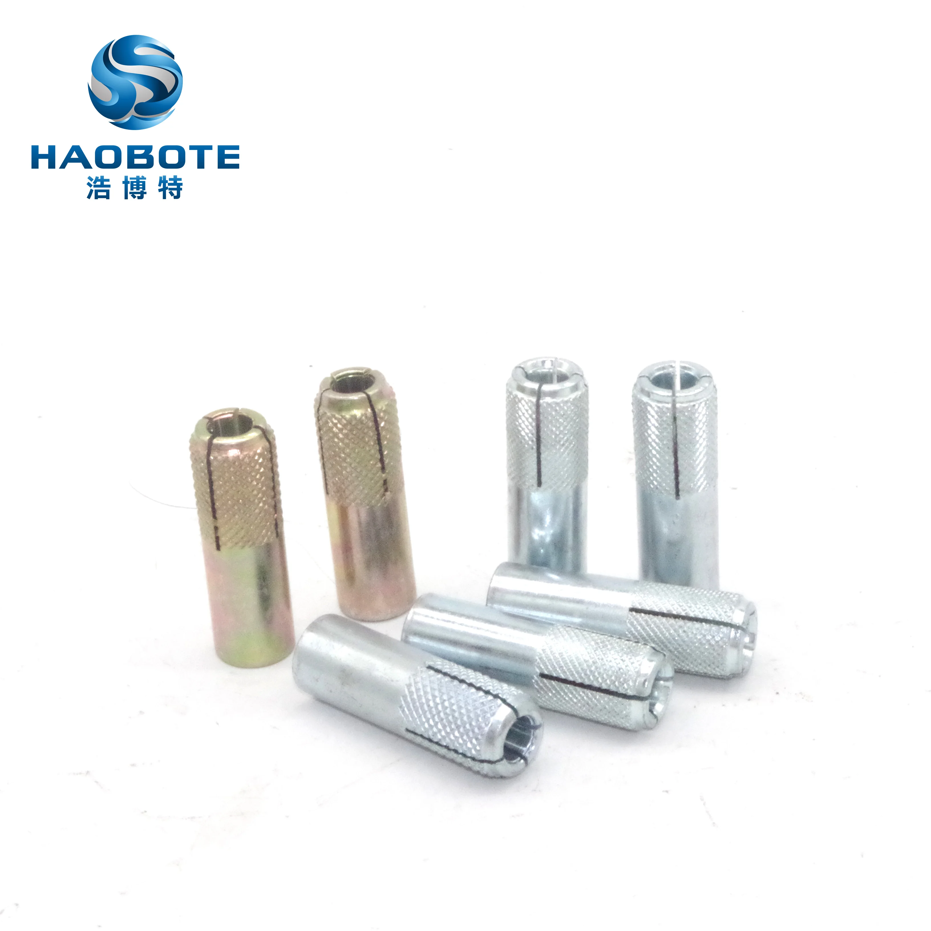 
Factory direct galvanized carbon steel drop in anchor/expansion bolt M12 