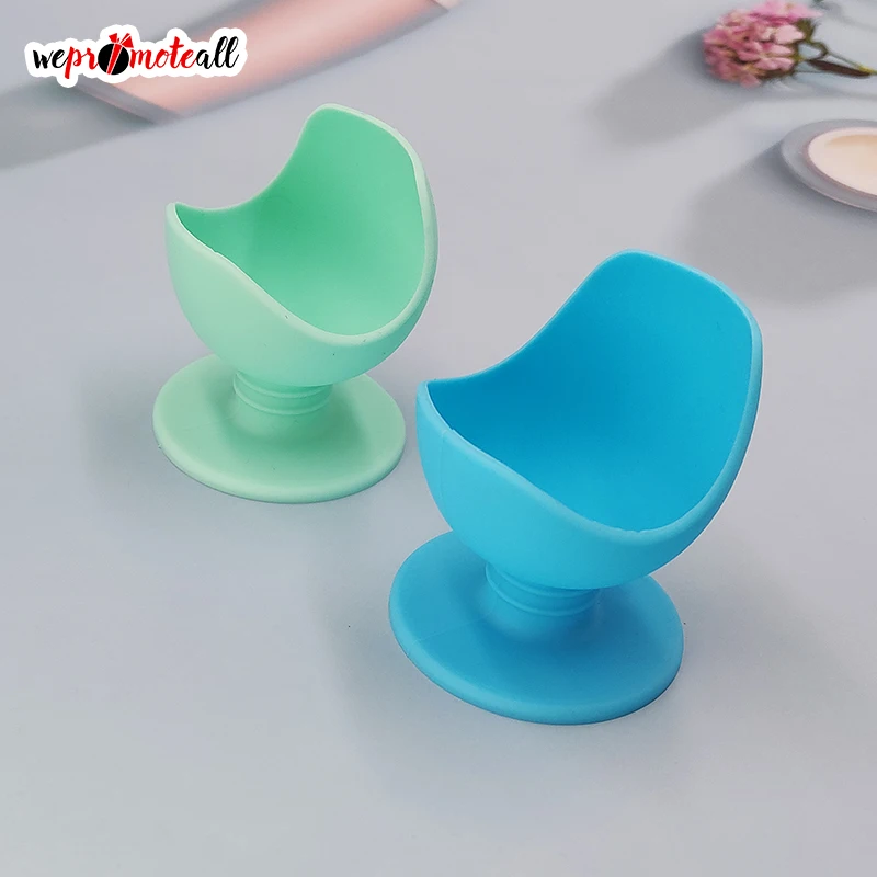 Wepromotion розовый держатель губки силиконовый макияж спонж очиститель красота мягкий чехол Макияж