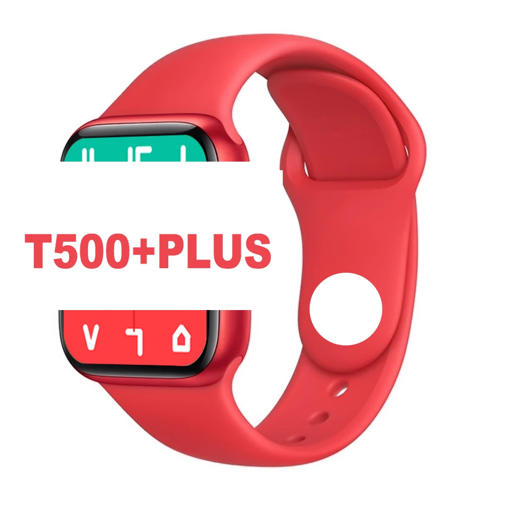 
T500+ Pro Plus Smart Watch Android IOS Fitness IWO reloj Smart Bracelet Smartwatch Band 1.75 inch Full Touch Screen Series 6 BT 