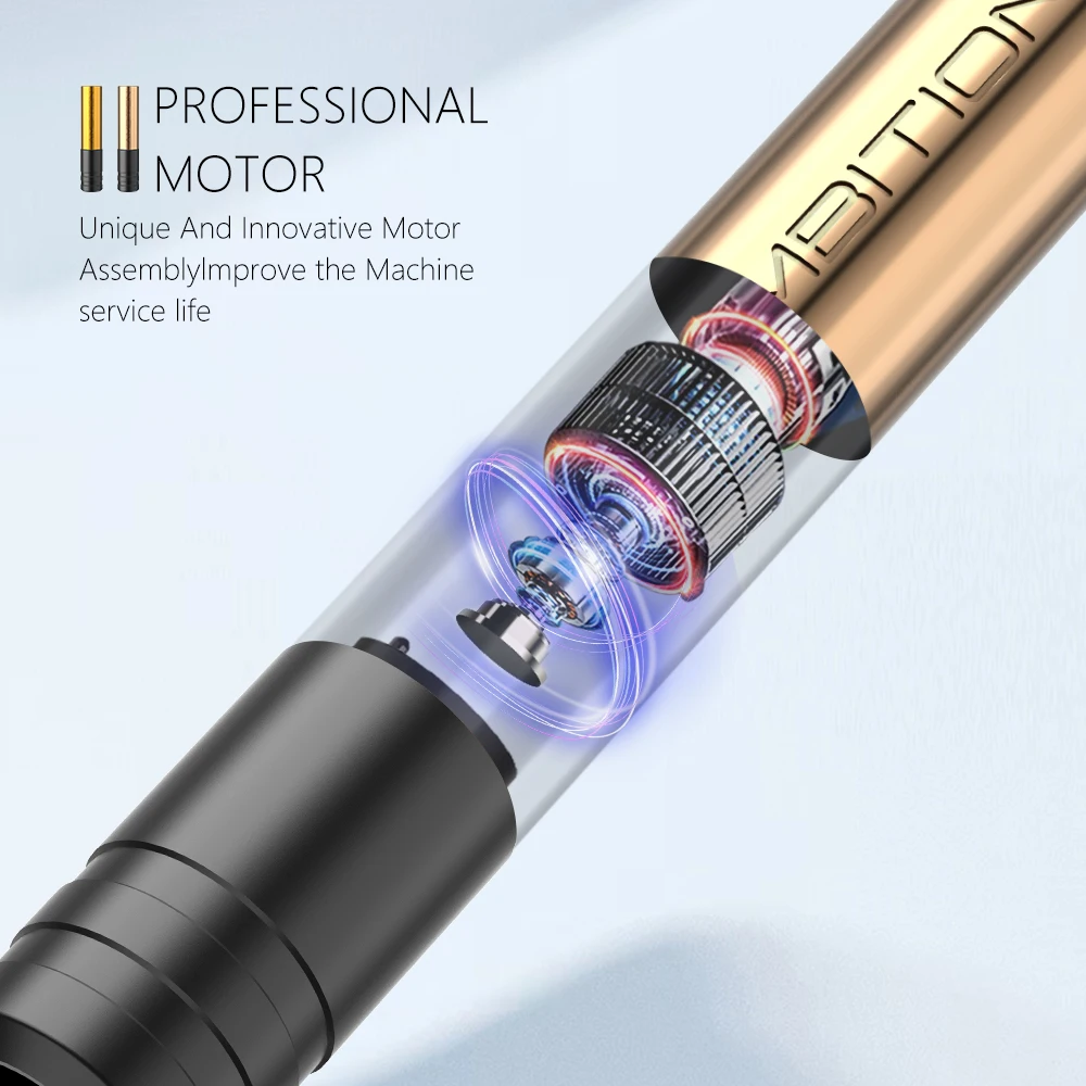 Tiny 3.5mm Stroke Permanent Makeup Scalp Micropigmentation Machine Eyebrows Lips Tools Rotary Tattoo Machine Pen Tattoo Supplies