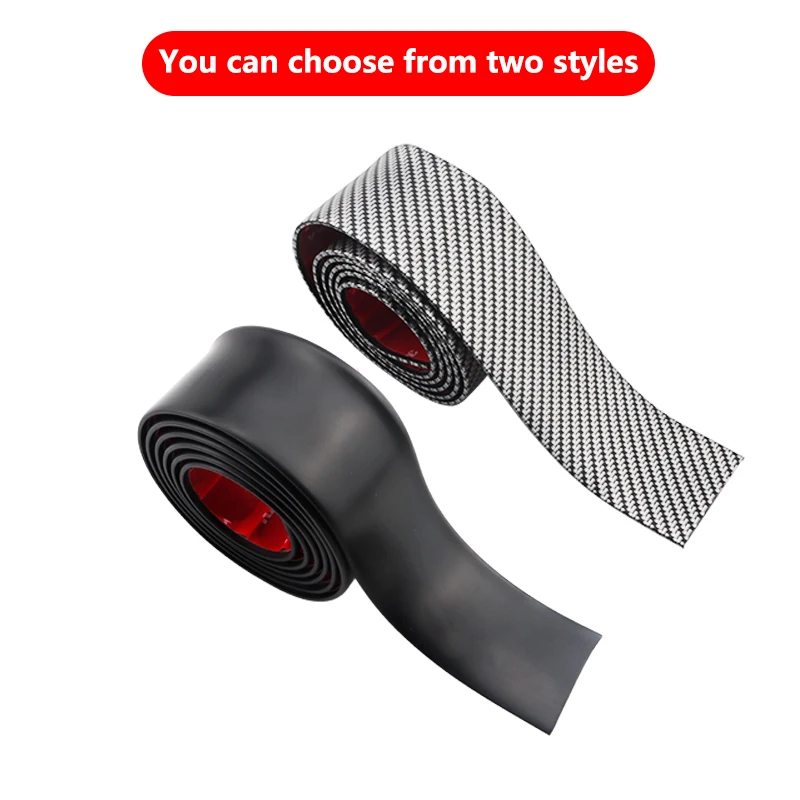 Car door edge protection decorative rubber seal protection strip car door edge suitable for most cars, paste installation