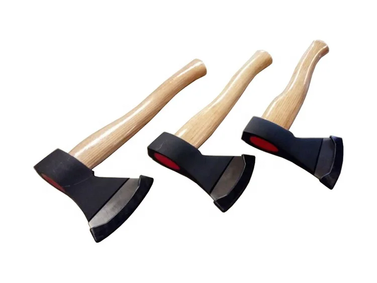 A613  Full Grinded wooden Hatchet Axe 1600g Outdoor Multitool Hand Tool Forged Axe Head