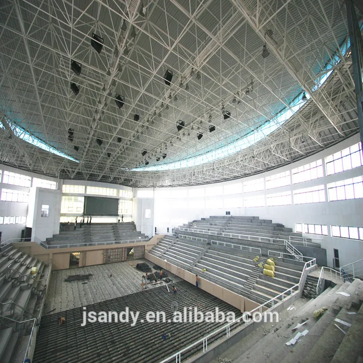Prefabricated Light Steel Space Frame Sports Hall Construction