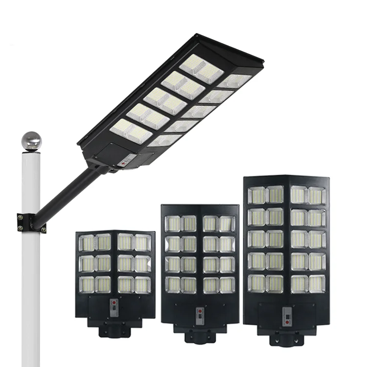 120W 200W 300W 500W 800W 1000W 1200W solar yard lights outdoor real high capacity battery all in one solar led street light
