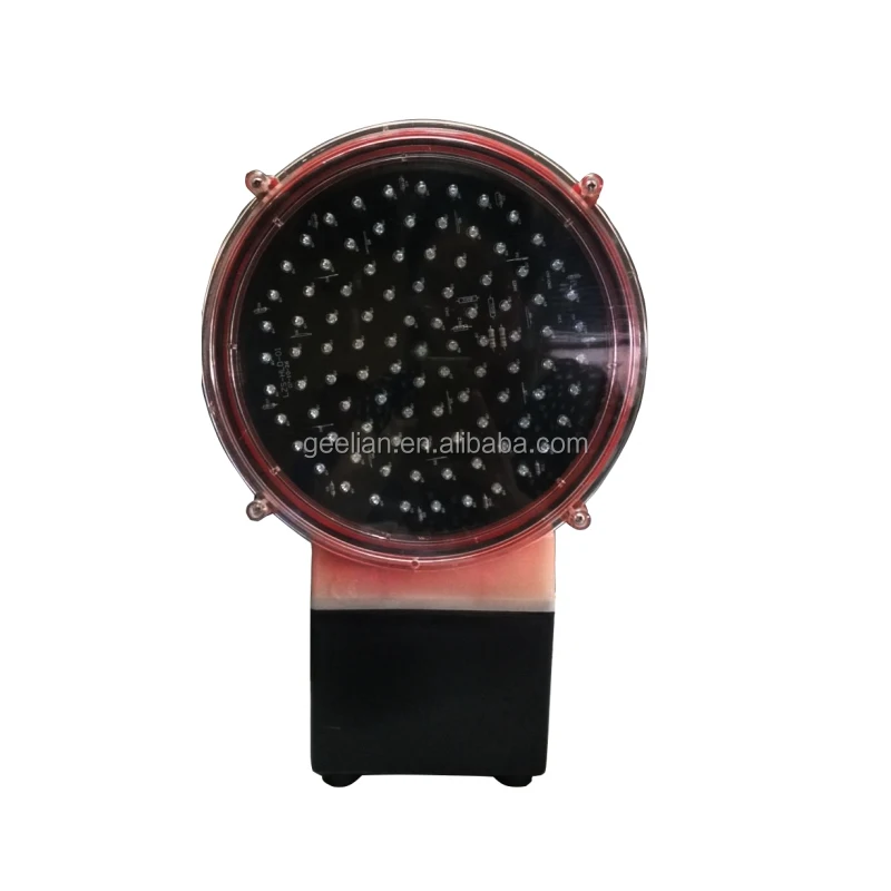 Rotary solar Yellow lexan shockproof and weatherproof material Infrared Ray Warning Light