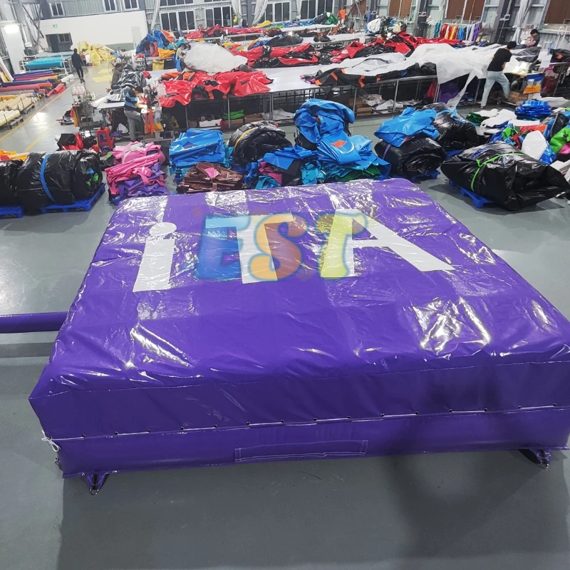 Custom Airbag Sports Games Jumping Ski Landing Super Safety Free Fall Inflatable Bike Stunt Mat