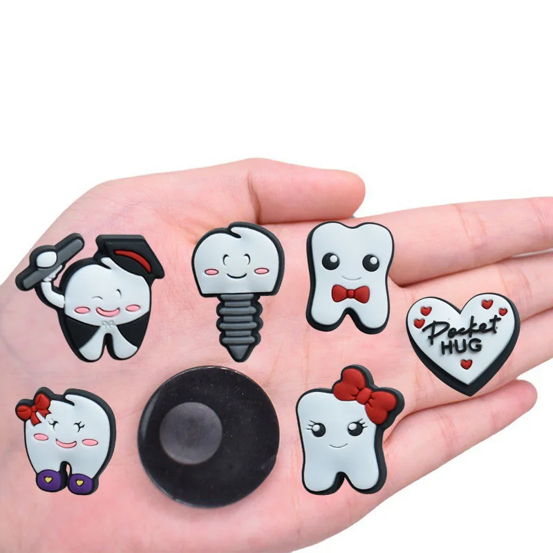 Wholesale charm Protect Teeth PVC Shoe Charm Shoe Decorations for Protect teeth Clog Charm