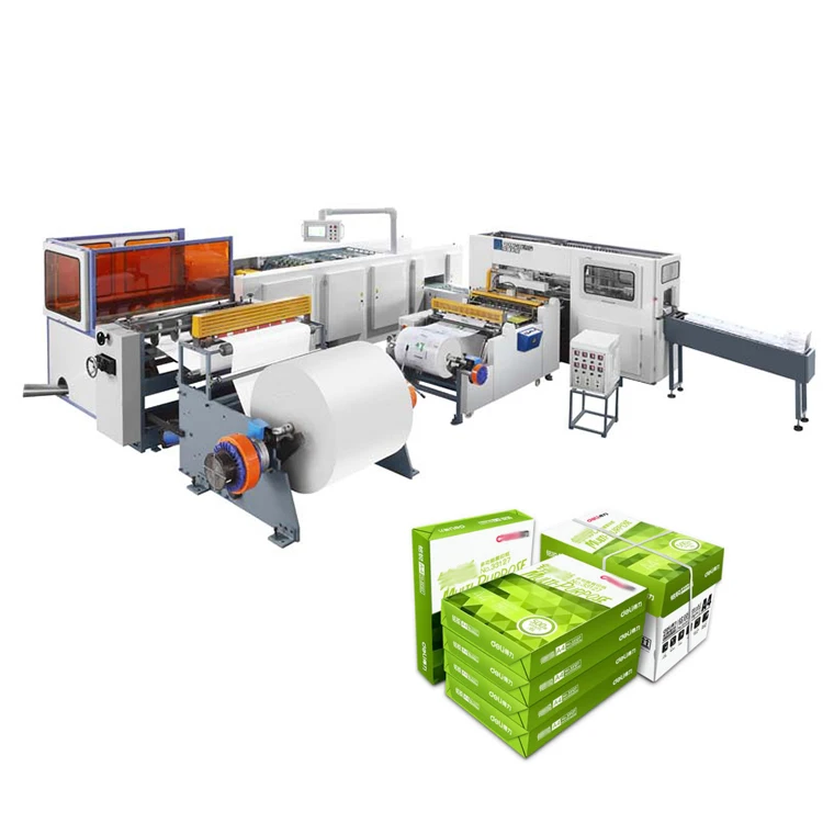 
Factory Fully Automatic A4 Paper Cutting Machine A4 Paper Production Line 