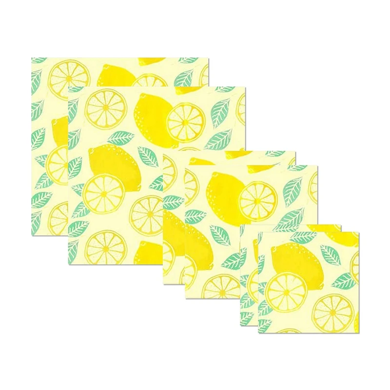 Fashionable Life Reusable Zero Waste Sustainable Beeswax Food Storage Wrap