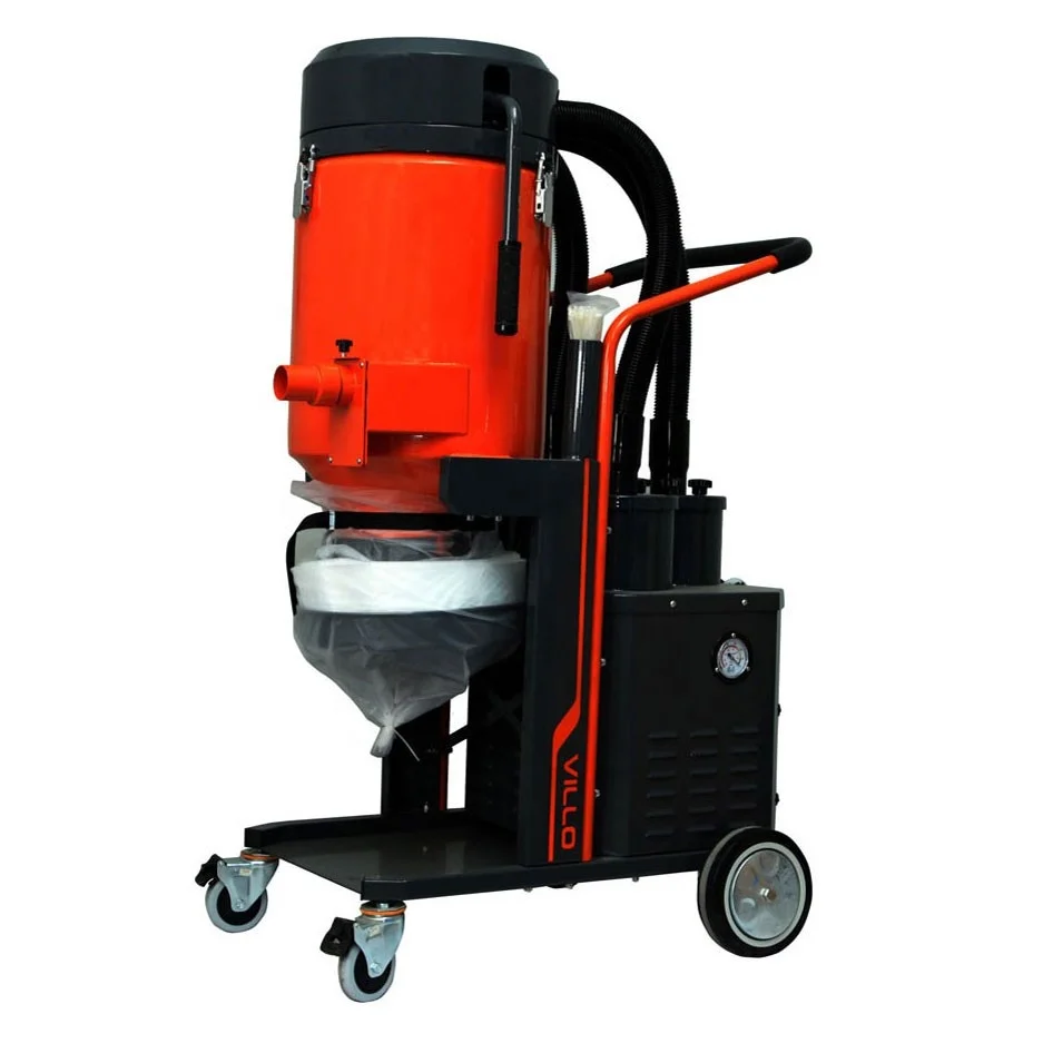 Single Phase HEPA Filter Industrial Vacuum Cleaner for Concrete Asbestos Silica Hazardous Dust