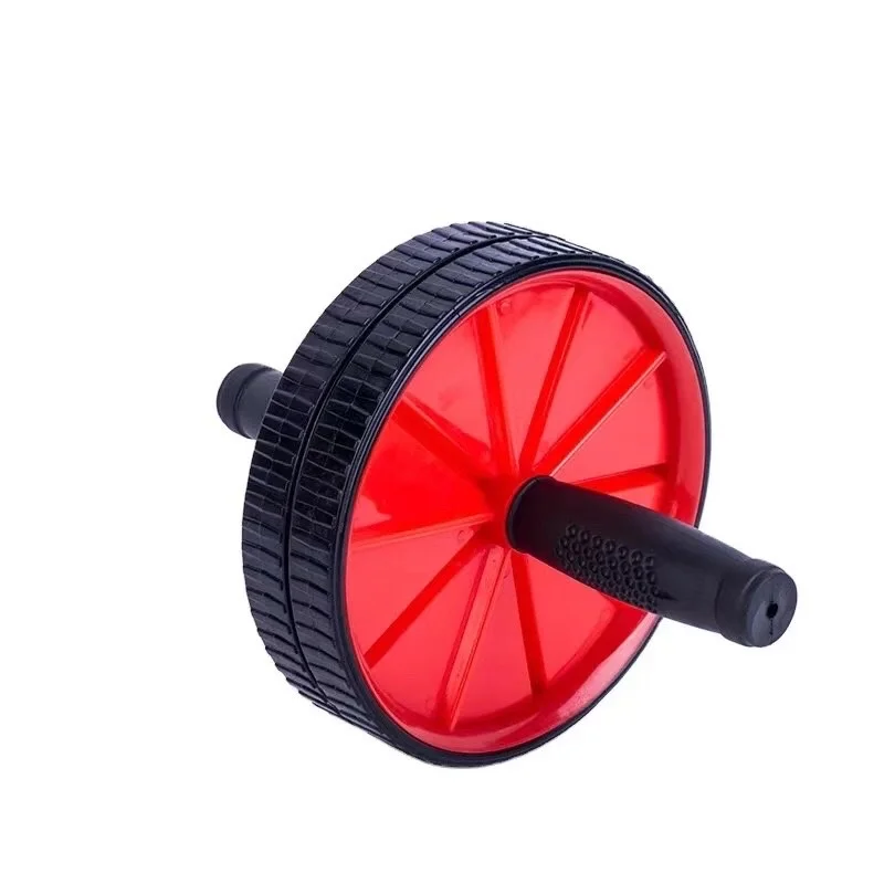 Wholesale stainless iron pipe AB wheel roller  abdominal wheel roller for muscle training