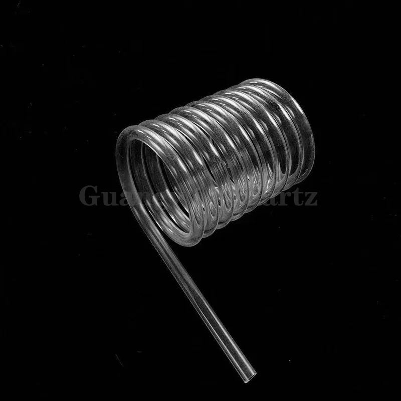 Manufacturers support customized high quality spiral quartz spiral tube quartz glass tube