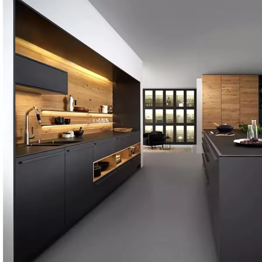 modern kitchen cabinet design and accessories smart kitchen solution appliances with sinks faucet