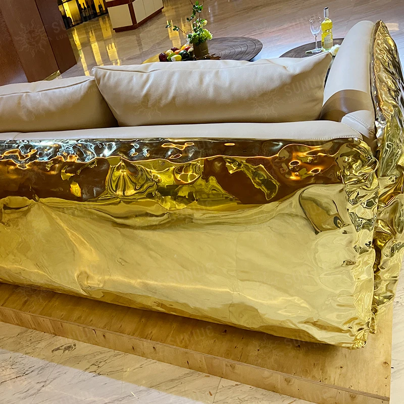 Living Room Green  vintage velvet Sofa Furniture Sets Restaurant Luxury Golden High Quality Solid Wood Inner Frame Velvet Sofa