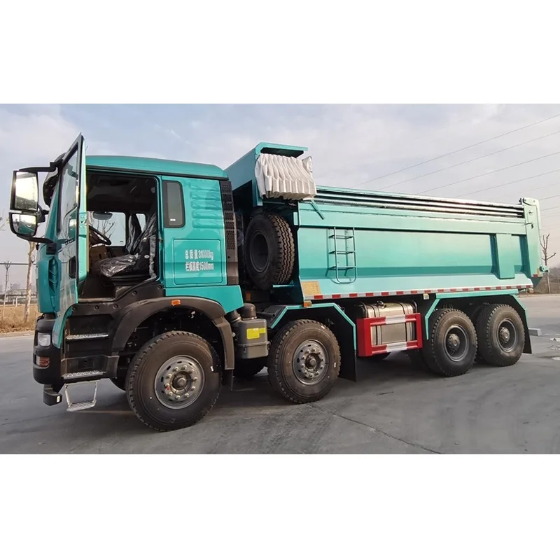 2016-2021 Heavy Duty Sinotruk 6x4 8x4 New Tipper Trucks 10 12 Wheeler 30-60Ton 371hp 375hp Used 6*4 10 Wheel