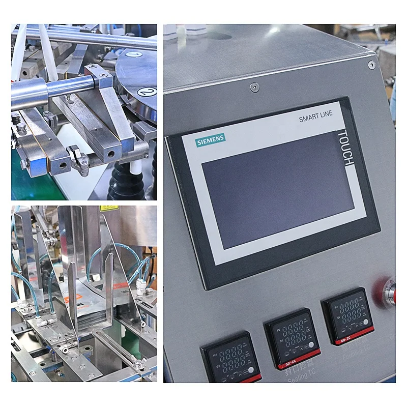 Automatic Dried Fruit Doypack Stand Up Bag Bagging Packing Premade Pouch Dog Grain Dry Pet Food Packing Machine