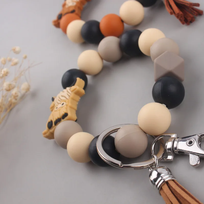 Baby Cartoon Silicone Pacifier Chain Food Grade Teat With Chainproof Baby Teether Pacifier Chain