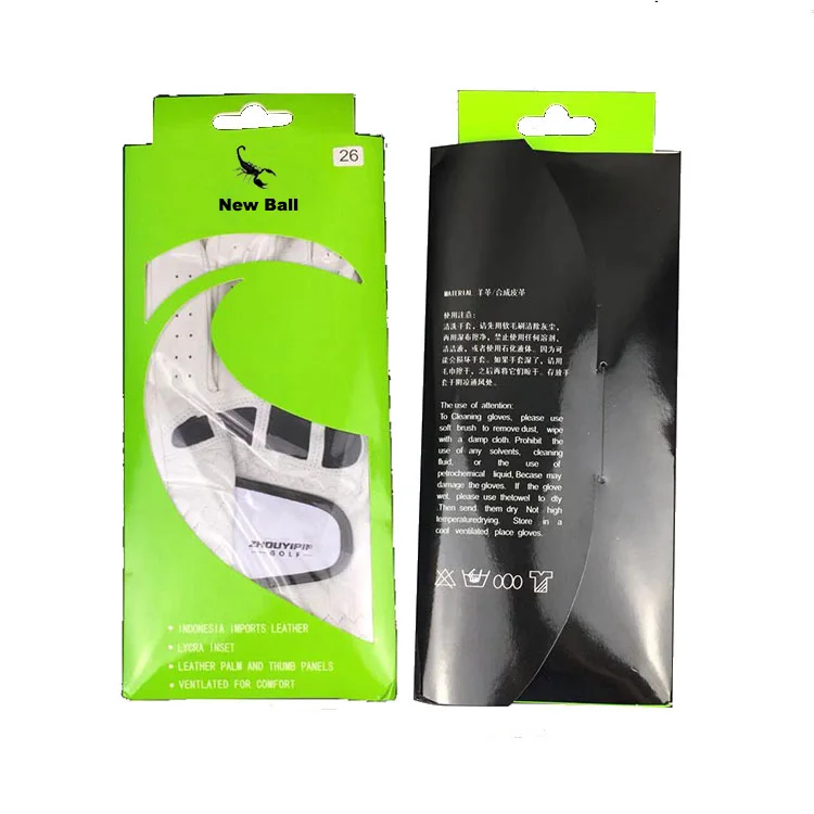 Wholesale Men Junior Golf Glove Custom Logo Soft Leather Golf Gloves