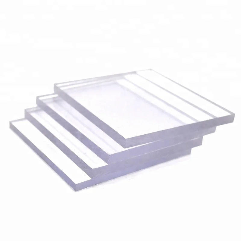 1MM 3MM Clear Polycarbon Greenhouse Plastic Pc Transparent Roof Solid Polycarbonate Sheet Price Sound Barrier