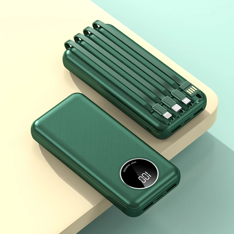 factory selling LED colorful light anker power bank keychain power bank pd power bank