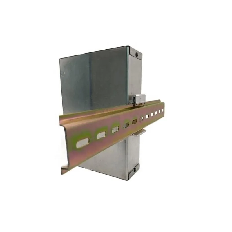 Aluminum alloy 70 wide radiator rail buckle Solid state relay rail buckle Metal guide rail buckle