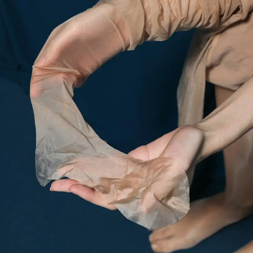 WA223 2D Summer Black Gray Nude Coffee Oil Shiny Tights Ultra Thin Transparent Tight Seamless Women Sexy Pantyhose