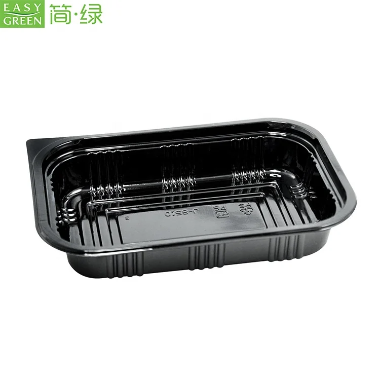 
Easy Green Fast Food Container Microwavable Plastic Tiffin Carrier Thermal Lunch Box with Anti-fog Lid 