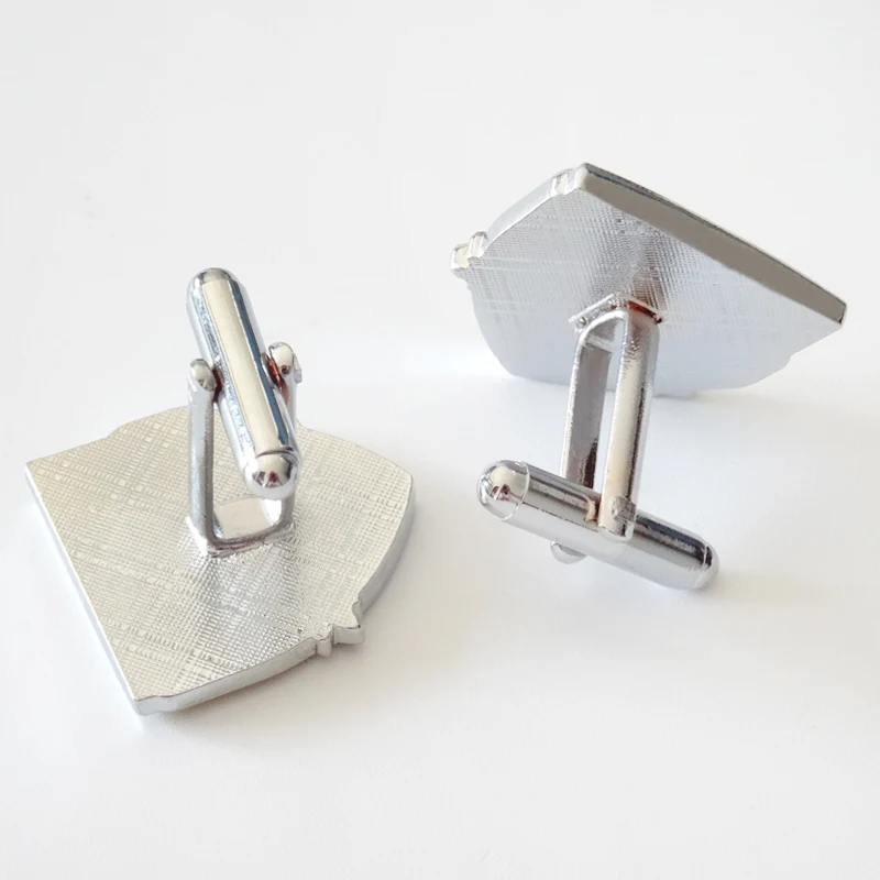 Wholesale Custom Fashion Metal Gold Silver Luxury Fancy Men Cufflinks