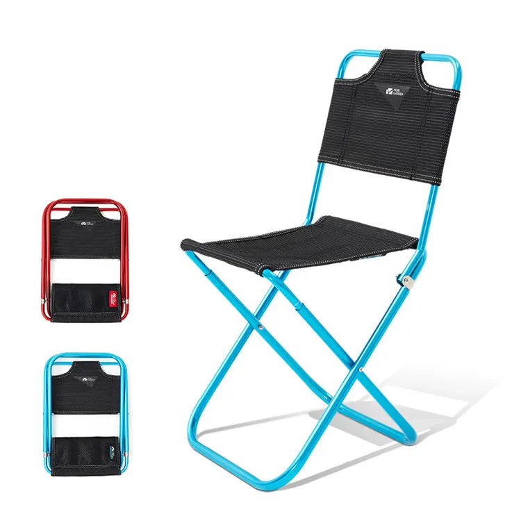 MOBI GARDEN Wholesale light weight beach chair aluminum folding camping chairs with backrest