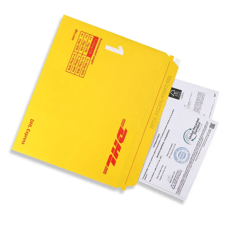 Custom Recycled Biodegradable Kraft Cardboard Padded Mailing Bags Express Shipping Mailer with a Bag