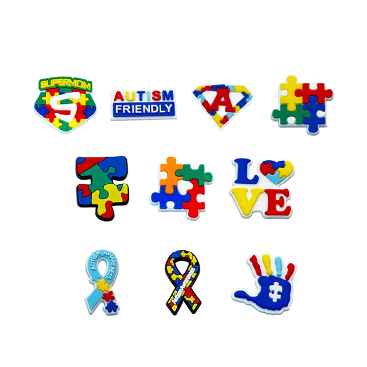 Factory Wholesale Brand Logo Croc Charms New Design Shoe Charms Clog Accessories