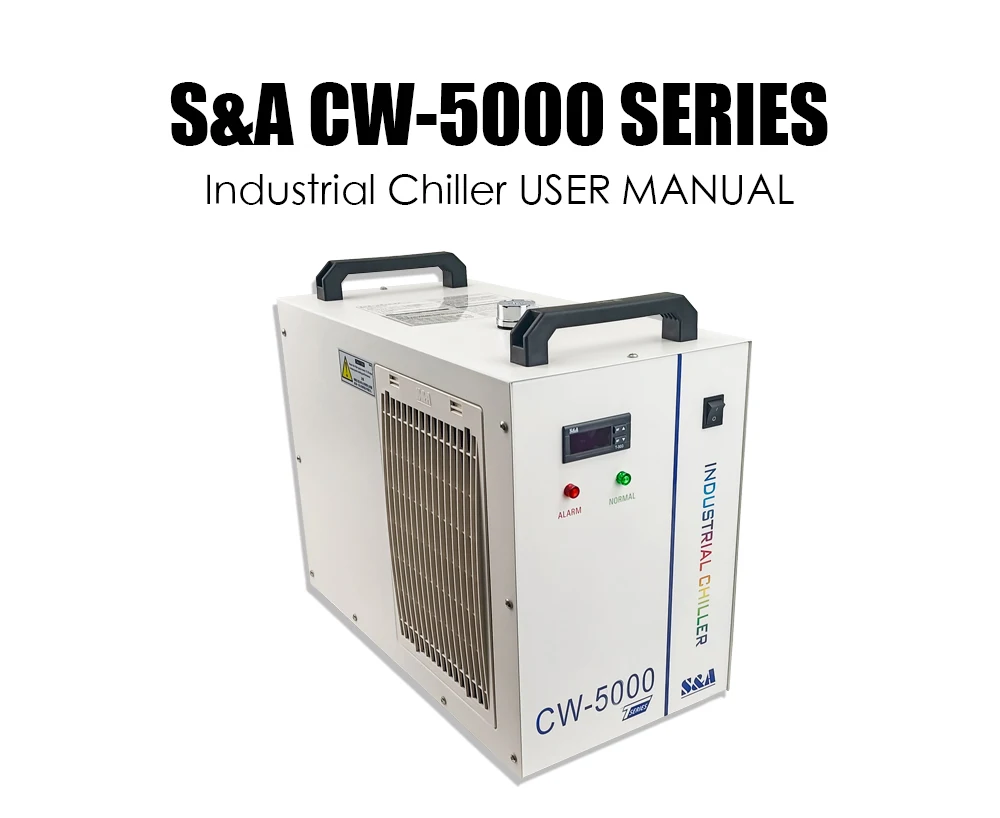 S&A Teyu CW5000 Industrial water Chiller Air Cooled water cooling type water
