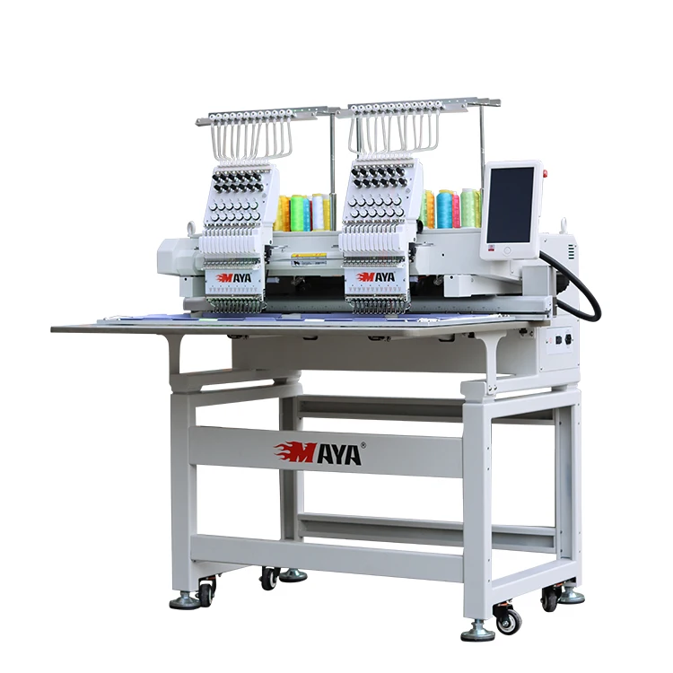Professional Design Sequin Embroidery Machine Maya Double Head Embroidery Machine Tajima Computerized