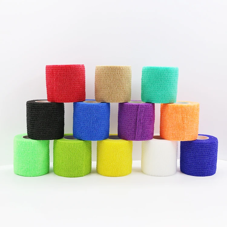 YTL Bandage Wrap Vet Wrap Non Woven Cohesive Bandage Tattoo Grip Tape elastic adhesive bandage
