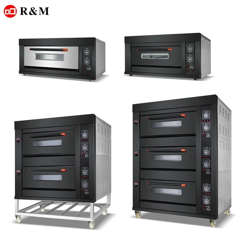 Single deck 1 tray portable gas pizza oven commercial with stone for bakery bread cake,thailand portable gas oven mini gas oven
