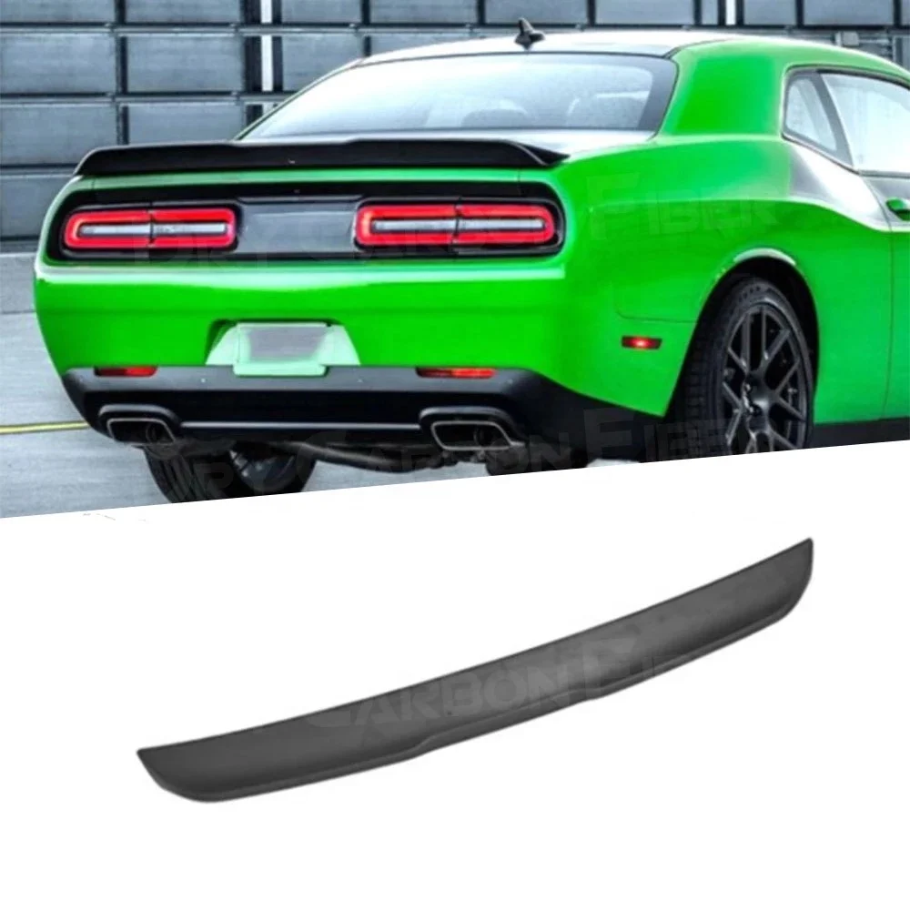 Rear Trunk Spoiler Boot Lip Wing For Dodge Challenger 2015 - 2018 Rear Trunk Spoiler ABS Matte Black Primer
