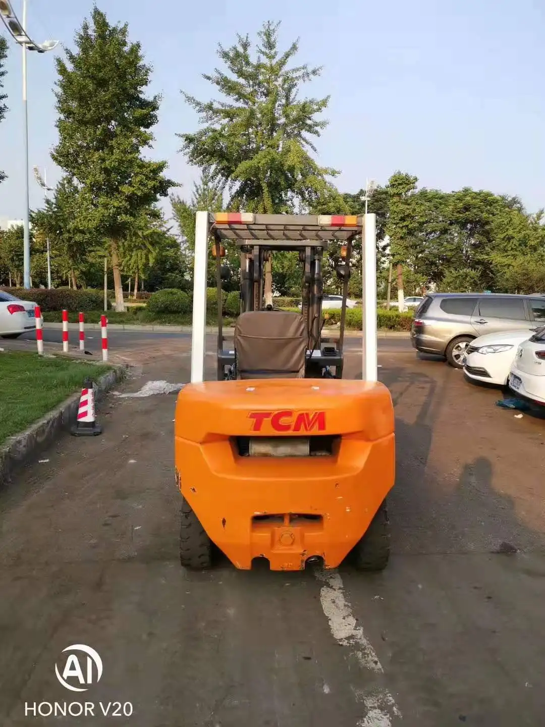 TCM rated load lifting capacity 3 TON  second-hand used forklift multi function