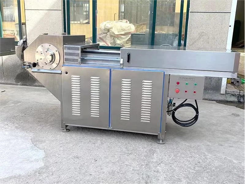 Industrial -18℃ Frozen Meat Crusher and Block Cutter Flaker Machine for Sausage Production Line Meat Processing Machinery